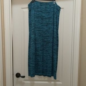Black and blue Maxi skirt